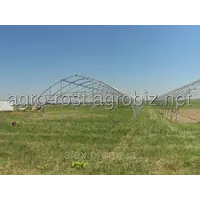 Теплица фермерская "Юрта" с коньковой форточкой 10х50 м